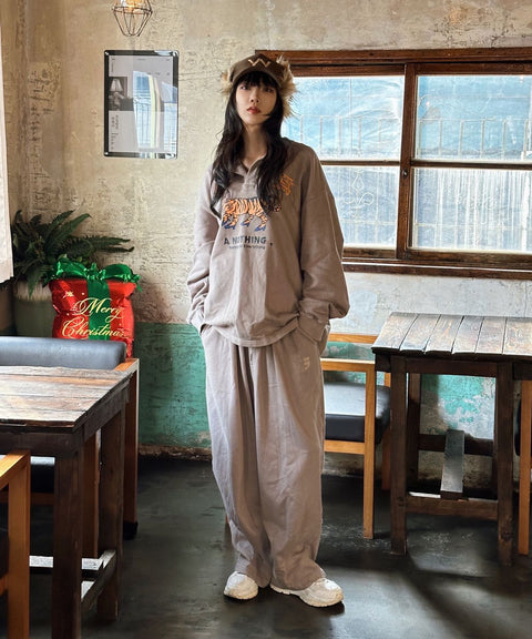 PIN-KNIT BALLOON PANTS - Styling