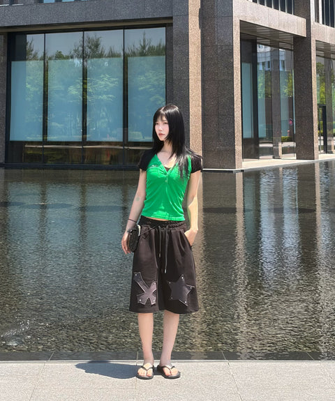 Cross Star Bermuda Shorts