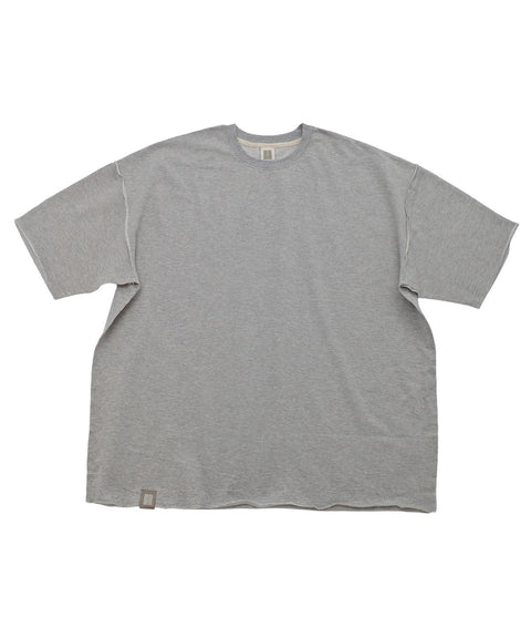 VINTAGE P. DYEING CUT-OUT BOX 1/2 TEE - Gray