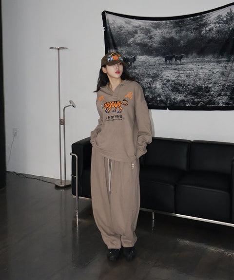 PIN-KNIT BALLOON PANTS - Styling
