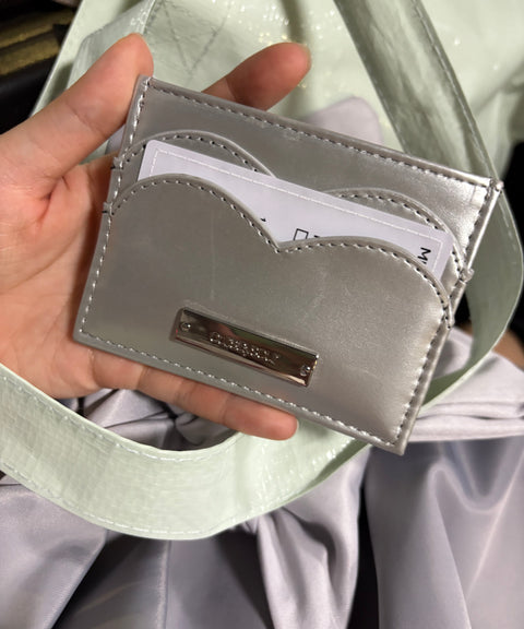 Flower Logo Slim Card Wallet