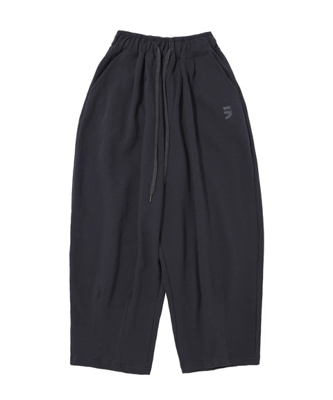 PIN-KNIT BALLOON PANTS - Charcoal