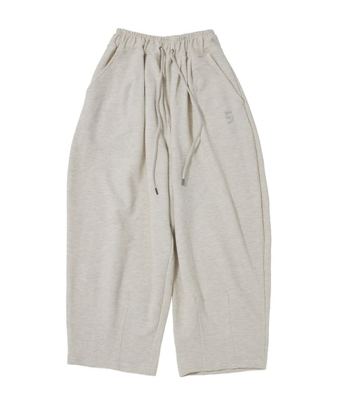 PIN-KNIT BALLOON PANTS - Oatmeal