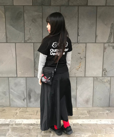 Flower Symbol Logo Cropped T-Shirt