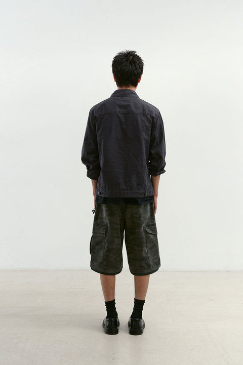 CHOWOO Camo Field Cargo Shorts - Gray