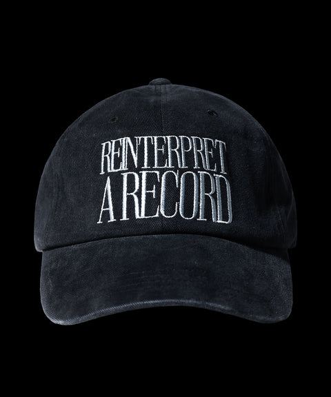 R Serif 6-Panel Vintage Cap