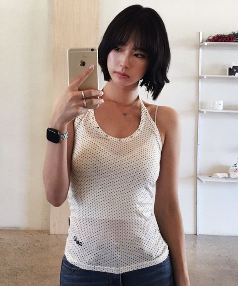Dot Stud Halter Top