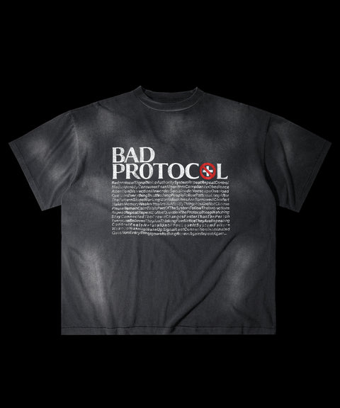 Bad Protocol Semi-Cropped T-Shirt