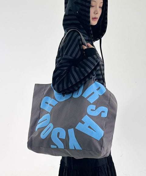 Lettering Logo Shoulder Bag