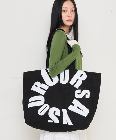 Lettering Logo Shoulder Bag