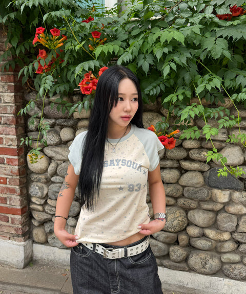 93 Star Vintage Raglan T-Shirt