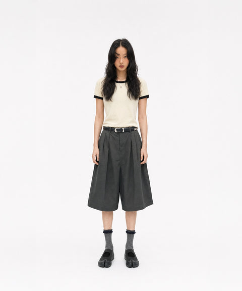 P03 Pleats Shorts (3 Colors)