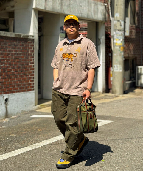 MU-WI PIN-KNIT 1/2 COLLAR-TEE - Styling