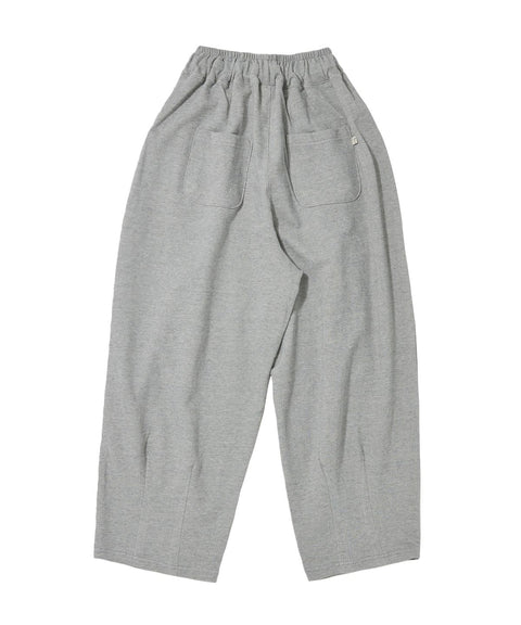 PIN-KNIT BALLOON PANTS - Gray