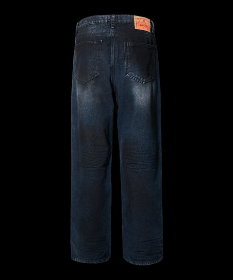 Wavy Wide Baggy Denim