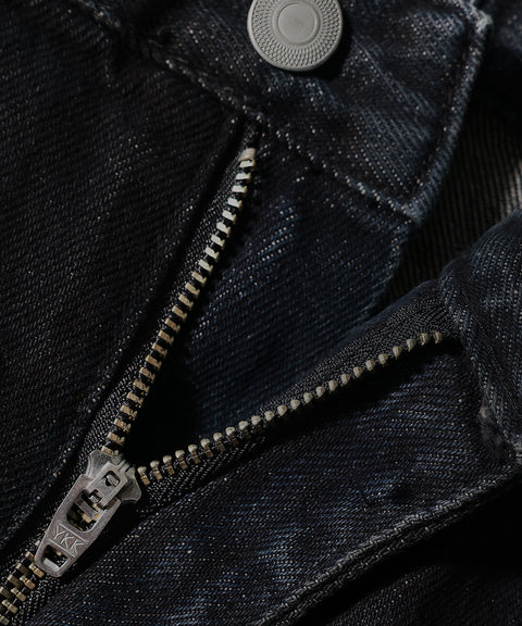 Wavy Wide Baggy Denim