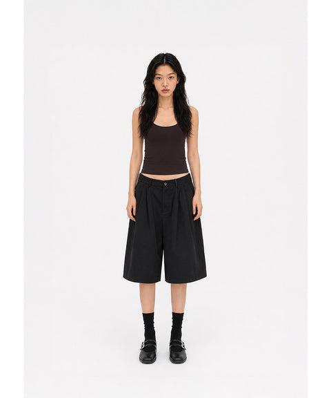 P03 Pleats Shorts (3 Colors)