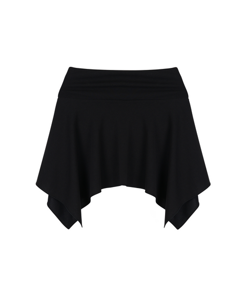 ITZAVIBE COTTON FLARE MINI SKIRT 3