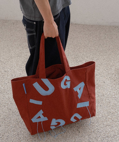 IUGAMAKARAS_IUGA Big Shopper Bag (Burgundy)