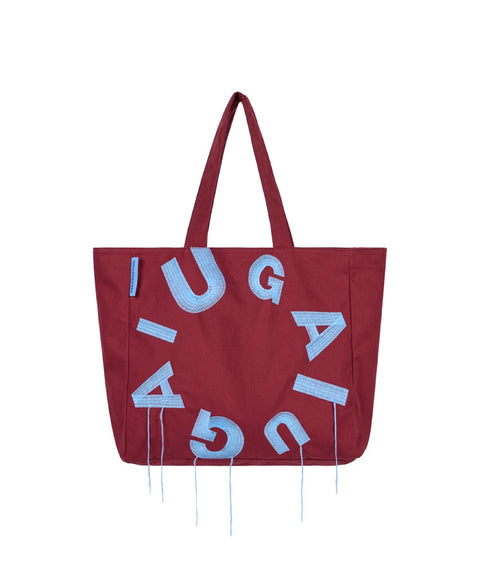 IUGAMAKARAS_IUGA Big Shopper Bag (Burgundy)