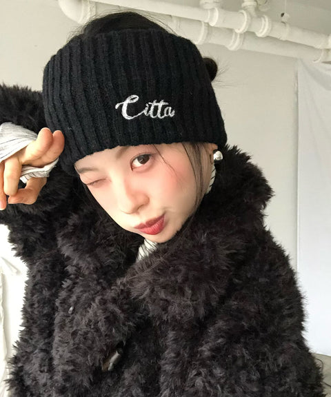 CITTA_Signature Logo Knit Hair Band_CTA929(5color)