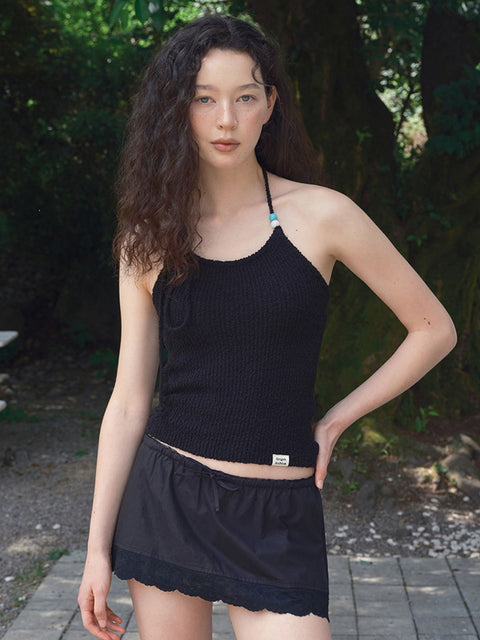 ORIGHH Romantic Lace Mini Skirt – Black 10