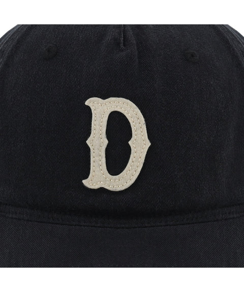 NONFOUND Washed D 5-Panel Ball Cap embroidery detail