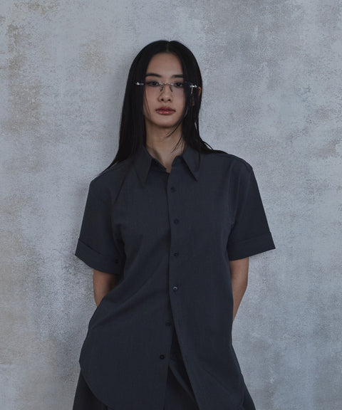 Gothic Roll-Up Short Sleeve Shirt — detail 399