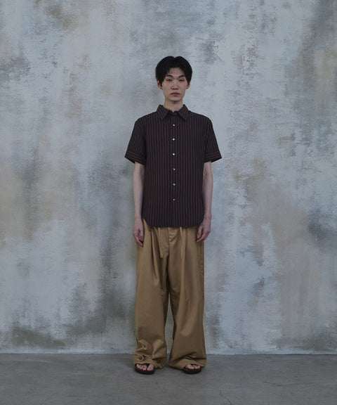 Stripe Roll-Up Short Sleeve Shirt — gallery 454