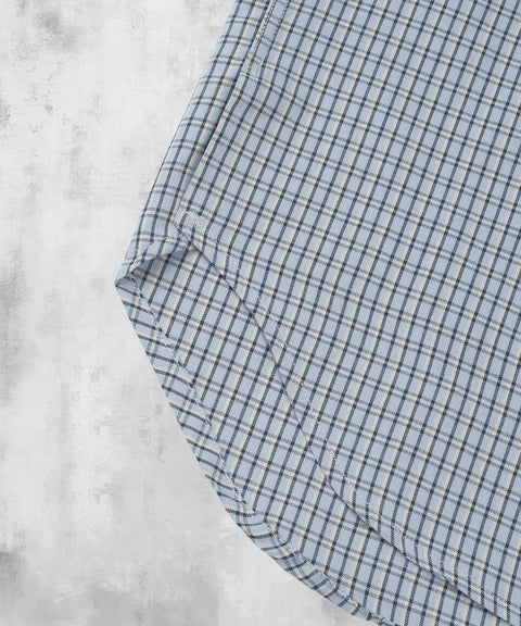 Check Roll-Up Short Sleeve Shirt — gallery 516
