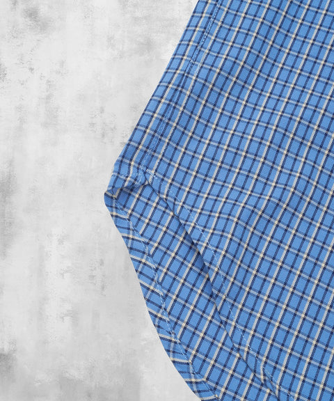 Check Roll-Up Short Sleeve Shirt — gallery 545