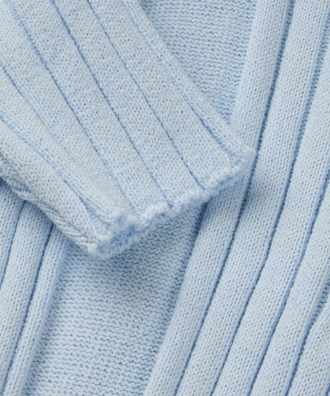 Double Collar Half-Zip Knit — gallery 589