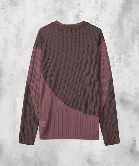Waved Panel Long Sleeve T-Shirt — gallery 692