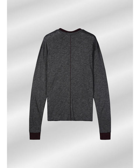 Double Layer Modal Long Sleeve T-Shirt — gallery 762
