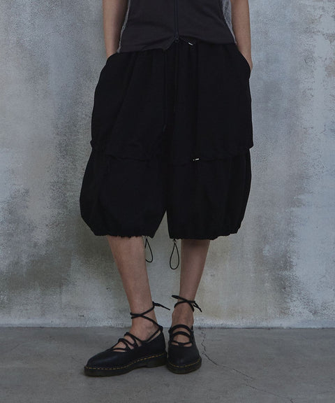 Gothic Balloon Fit Bermuda Shorts — gallery 943