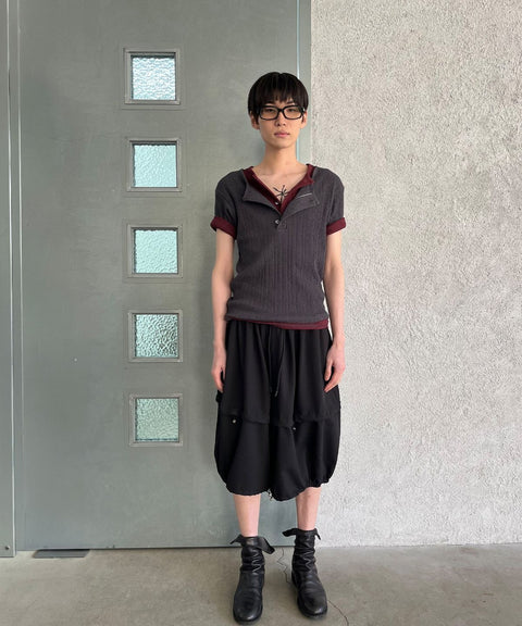 Gothic Balloon Fit Bermuda Shorts — gallery 944