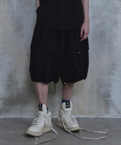 Gothic Balloon Fit Bermuda Shorts — gallery 948