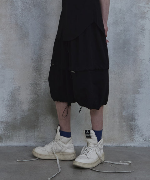 Gothic Balloon Fit Bermuda Shorts — gallery 950