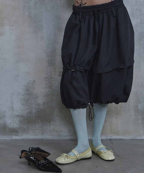 Gothic Balloon Fit Bermuda Shorts — gallery 970