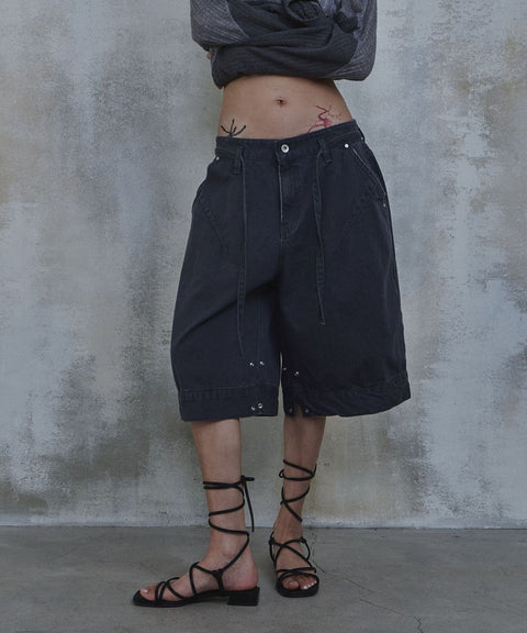 Triangle Bermuda Cotton Shorts — gallery 986