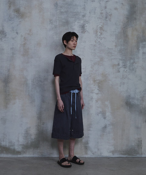 Triangle Bermuda Cotton Shorts — gallery 989