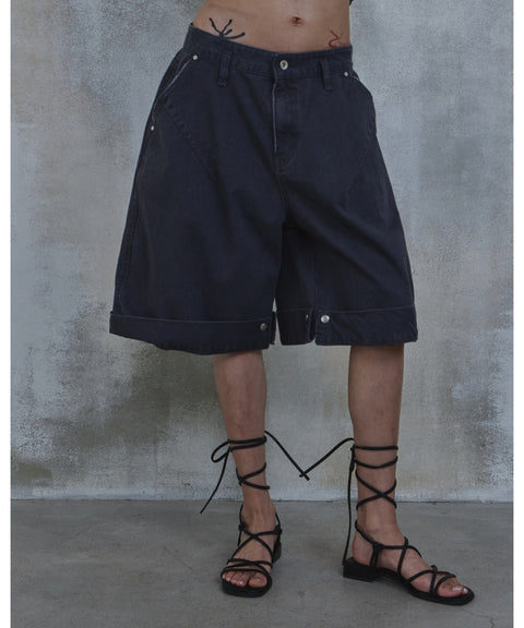 Triangle Bermuda Cotton Shorts — detail 1002