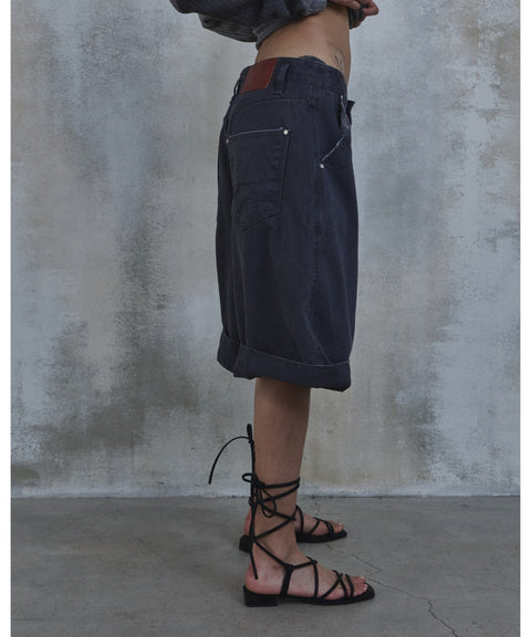 Triangle Bermuda Cotton Shorts — detail 1004