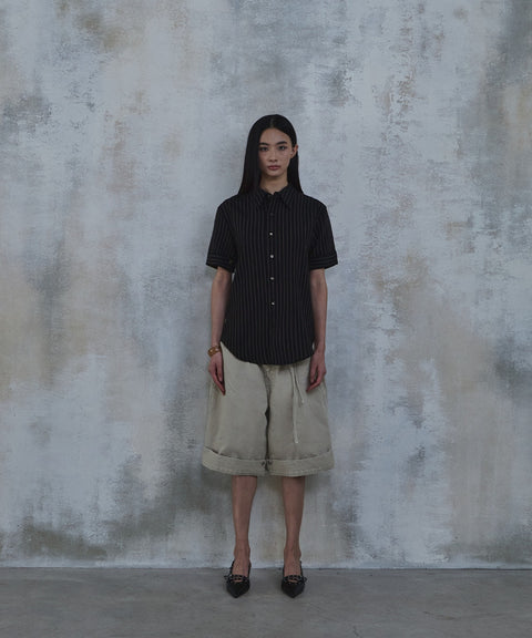 Triangle Bermuda Cotton Shorts — gallery 1018