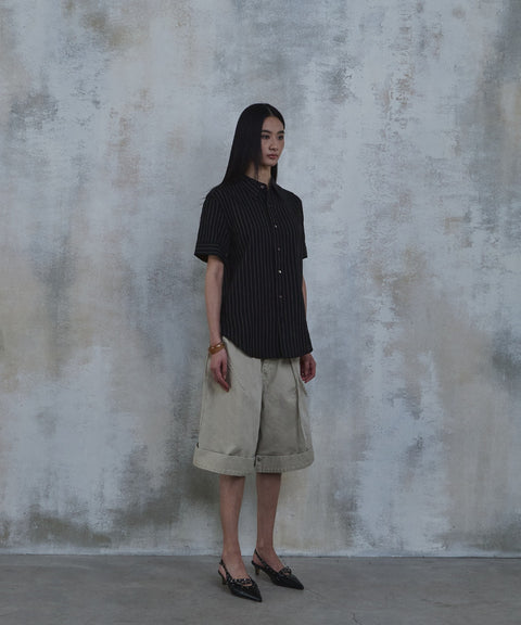 Triangle Bermuda Cotton Shorts — gallery 1019