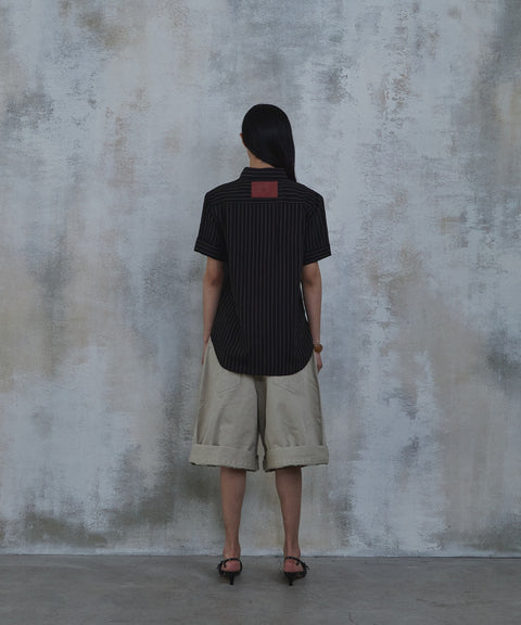 Triangle Bermuda Cotton Shorts — gallery 1020