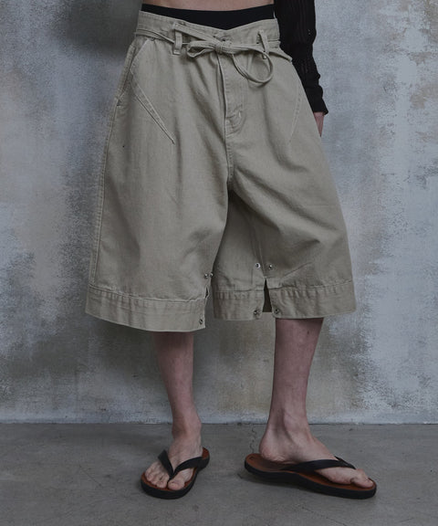 Triangle Bermuda Cotton Shorts — gallery 1022