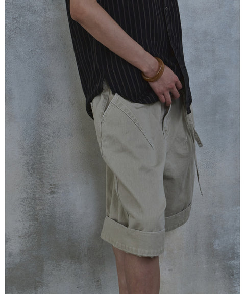 Triangle Bermuda Cotton Shorts — detail 1036