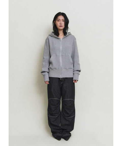 Denim Stripe Double Knee Pants — detail 1118