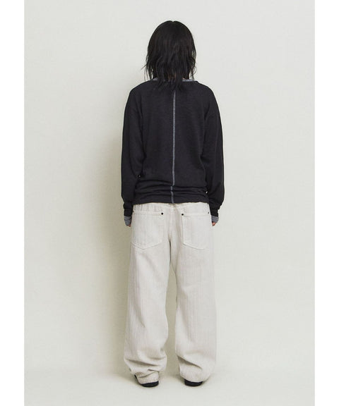 Dyed Herringbone Double Knee Pants — gallery 1180